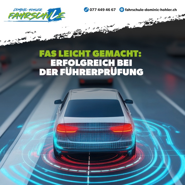 FAS leicht gemacht. So wird Deine praktische F�hrerpr�fung zum totalen Erfolg - Die Automobiltechnik entwickelt sich, gesetzliche Neuerungen gehen in Kraft und daraus entwickeln sich auch die modernen Fahrerassistenzsysteme (FAS). Richtig eingesetzt verbessern die FAS Deine Verkehrssicherheit und erh�hen Deinen Fahrkomfort. 