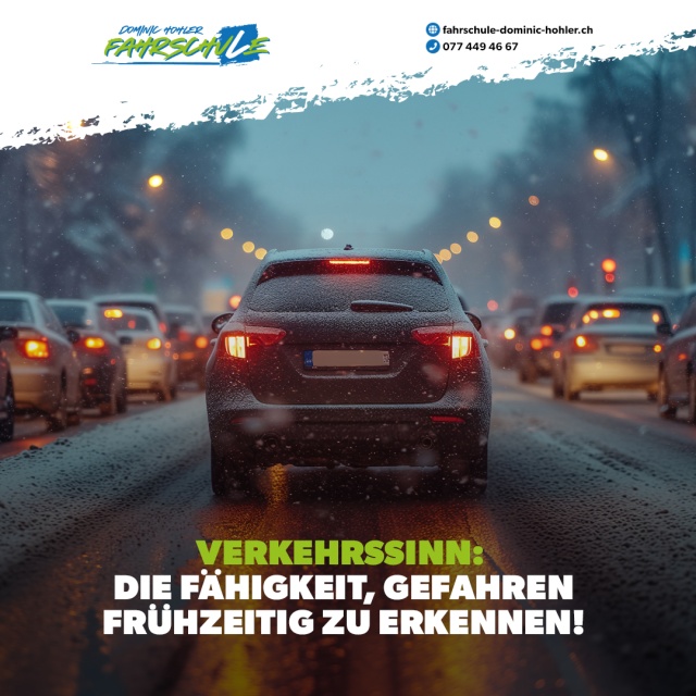 Verkehrssinn: Die F�higkeit, Gefahren zu erkennen, bevor sie entstehen! - <big>Der Verkehrssinn ist weit mehr als das Kennen der Verkehrsregeln. Es ist die F�higkeit, eine potenzielle Gefahrenstelle (wie spielende Kinder auf dem Trottoir) fr�hzeitig wahrzunehmen, sich darauf vorzubereiten um bei einem pl�tzlichen Fehlverhalten (ein Kind springt auf die Strasse) sofort richtig reagieren zu k�nnen. 💪</big>
