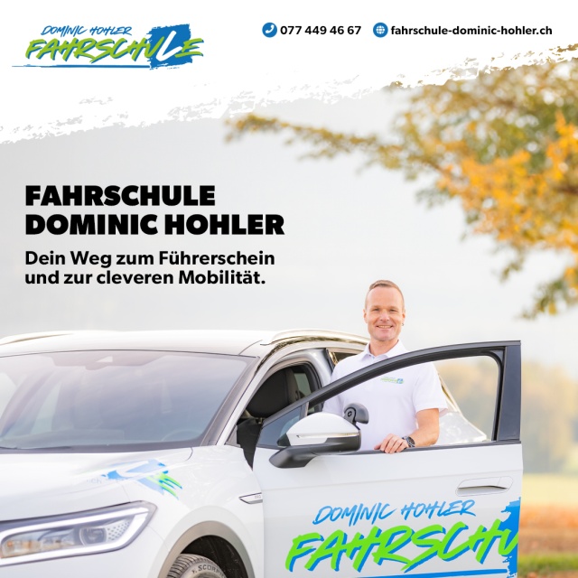 Fahrschule Dominic Hohler - Dein Weg zum F�hrerschein und zur cleveren Mobilit�t.