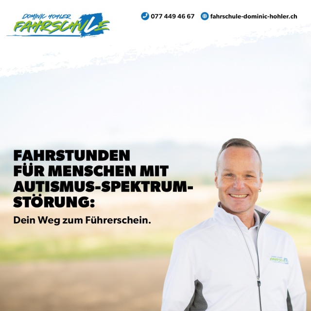 Fahrstunden f�r Menschen mit Autismus-Spektrum-St�rung: Dein Weg zum F�hrerschein - Tr�umst Du vom F�hrerschein, aber Unsicherheiten halten Dich zur�ck? 🚗 Viele Menschen mit ASS haben erfolgreich ihren F�hrerschein gemacht und geniessen die Freiheit und Unabh�ngigkeit!
