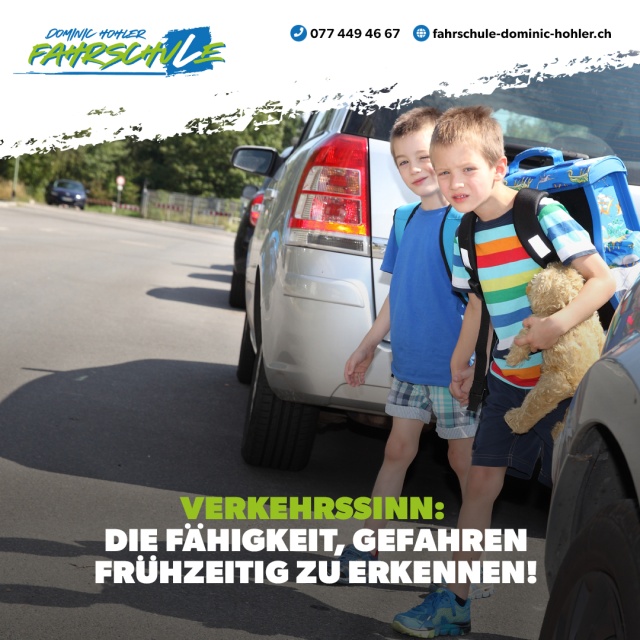 Verkehrssinn: Die F�higkeit, Gefahren fr�hzeitig zu erkennen! - Verkehrssinn ist mehr als nur das Beherrschen der Verkehrsregeln. Der Begriff Verkehrssinn beschreibt die F�higkeit, eine potenzielle Gefahrenstelle (Kinder laufen auf dem Trottoir) zu erkennen, um bei einem m�glichen Fehlverhalten (Kinder springen auf die Strasse) richtig reagieren zu k�nnen. Es ist die die F�higkeit, eine Gefahr zu erkennen, bevor sie ausbricht. Und genau das kann man lernen und trainieren! 